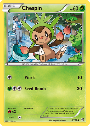 Chespin (8/162) [XY: BREAKthrough] - Destination Retro