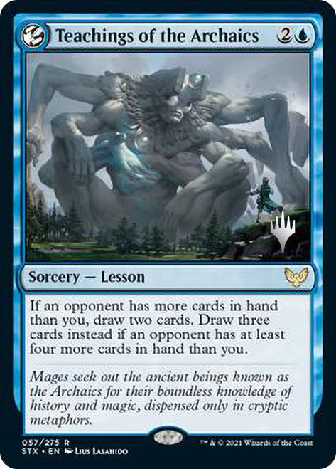 Teachings of the Archaics (Promo Pack) [Strixhaven: School of Mages Promos] - Destination Retro
