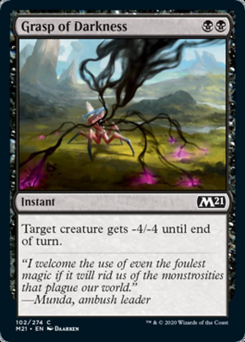 Grasp of Darkness [Core Set 2021] - Destination Retro