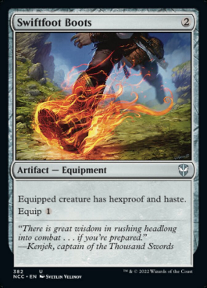 Swiftfoot Boots [Streets of New Capenna Commander] - Destination Retro