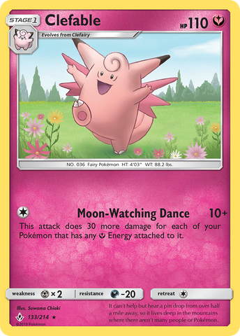 Clefable (133/214) [Sun & Moon: Unbroken Bonds] - Destination Retro