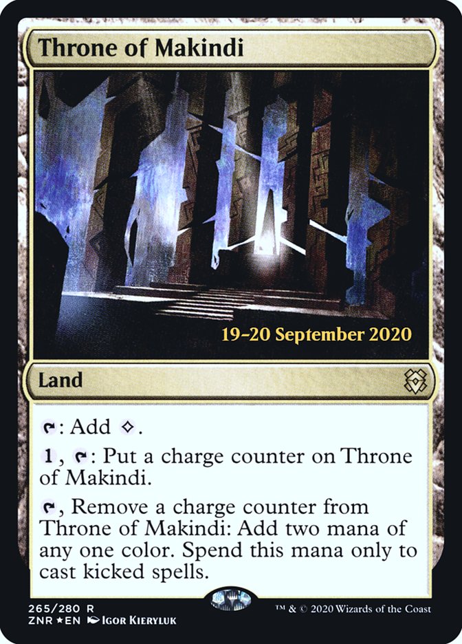 Throne of Makindi  [Zendikar Rising Prerelease Promos] - Destination Retro