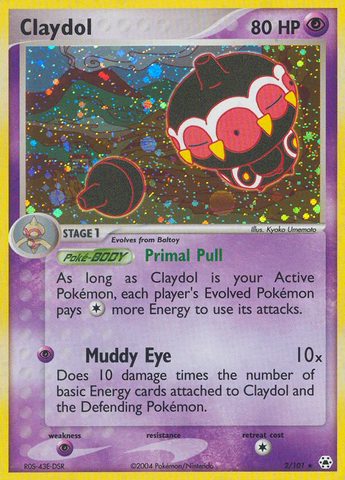 Claydol (2/101) [EX: Hidden Legends] - Destination Retro