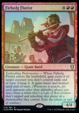 Firbolg Flutist [Commander Legends: Battle for Baldur's Gate Prerelease Promos] - Destination Retro