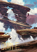 Boulderloft Pathway Art Card (Gold-Stamped Signature) [Zendikar Rising Art Series] - Destination Retro