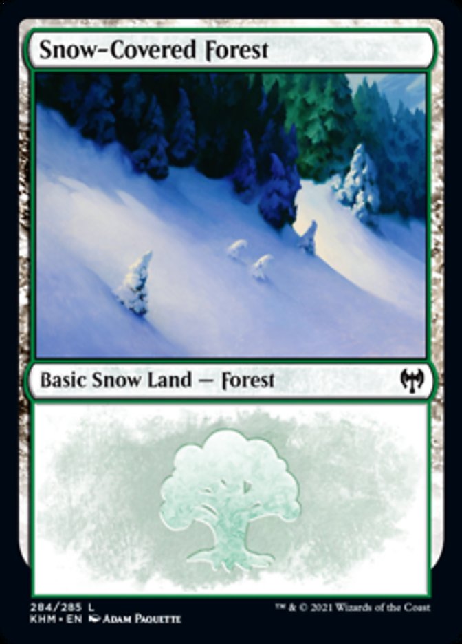 Snow-Covered Forest (284) [Kaldheim] - Destination Retro