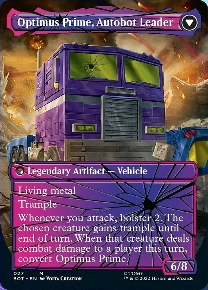 Optimus Prime, Hero // Optimus Prime, Autobot Leader (Shattered Glass) [Universes Beyond: Transformers] - Destination Retro