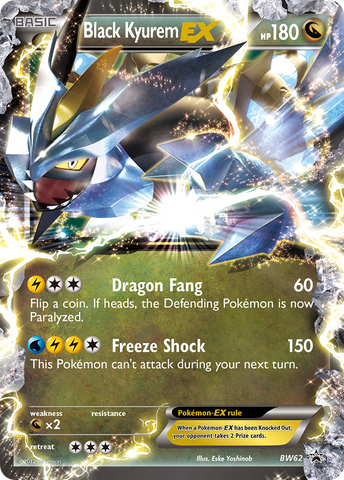 Black Kyurem EX (BW62) [Black & White: Black Star Promos] - Destination Retro