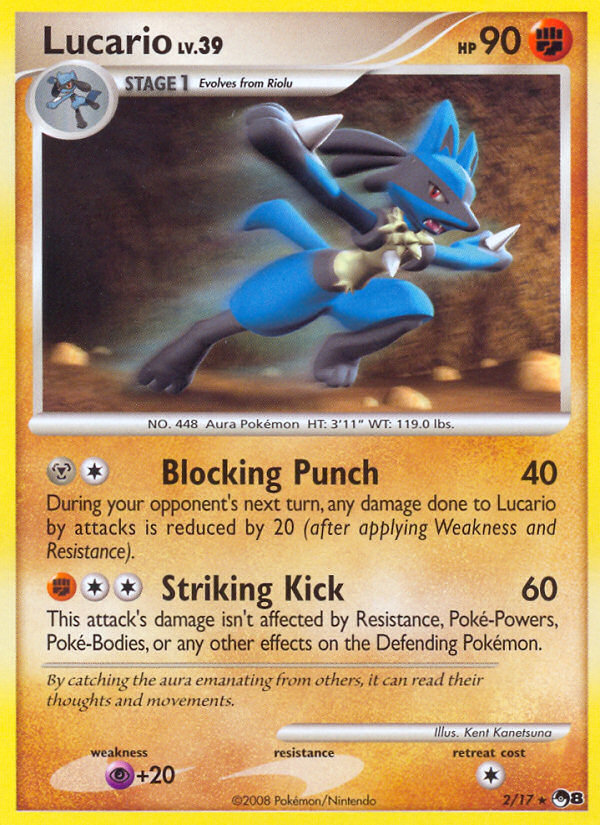 Lucario (2/17) [POP Series 8] - Destination Retro