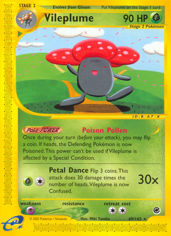 Vileplume (69/165) [Expedition: Base Set] - Destination Retro