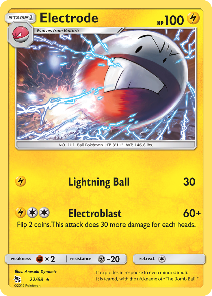 Electrode (22/68) [Sun & Moon: Hidden Fates] - Destination Retro