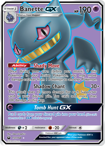 Banette GX (157/168) [Sun & Moon: Celestial Storm] - Destination Retro