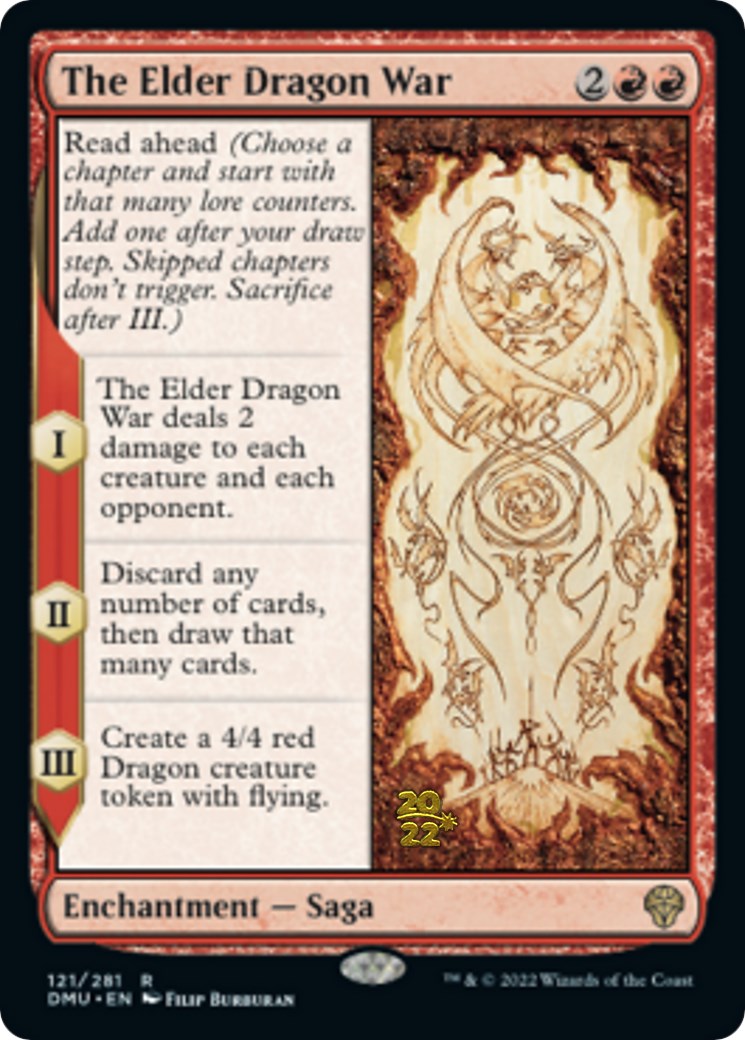The Elder Dragon War [Dominaria United Prerelease Promos] - Destination Retro