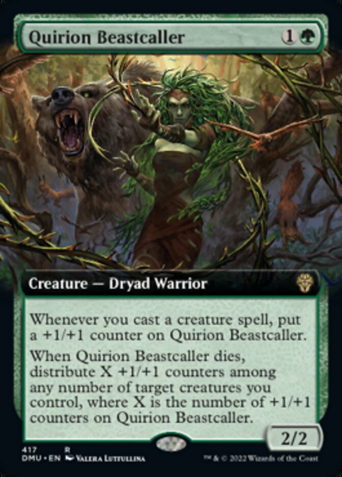 Quirion Beastcaller (Extended Art) [Dominaria United] - Destination Retro