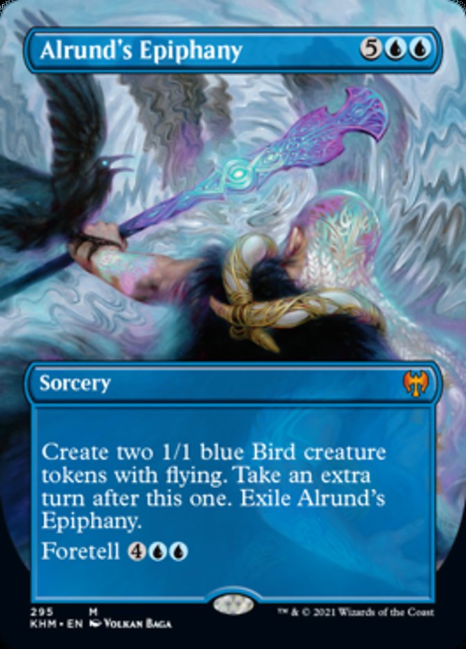 Alrund's Epiphany (Borderless Alternate Art) [Kaldheim] - Destination Retro