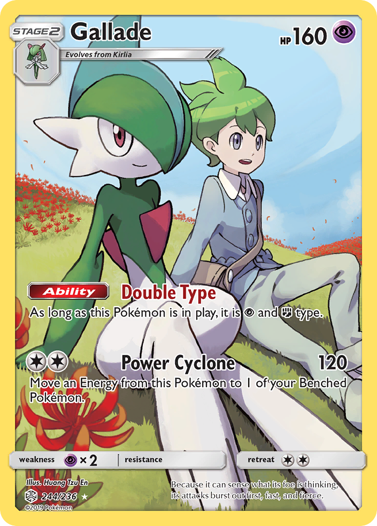Gallade (244/236) [Sun & Moon: Cosmic Eclipse] - Destination Retro