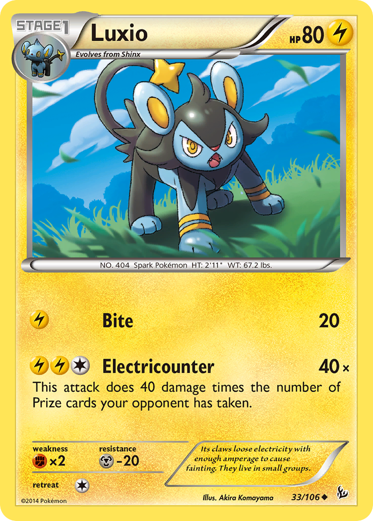 Luxio (33/106) [XY: Flashfire] - Destination Retro