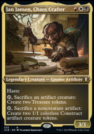 Jan Jansen, Chaos Crafter (Foil Etched) [Commander Legends: Battle for Baldur's Gate] - Destination Retro