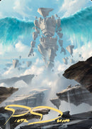 Celestial Colonnade Art Card (Gold-Stamped Signature) [Zendikar Rising Art Series] - Destination Retro