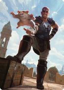 Minsc & Boo, Timeless Heroes Art Card (72) [Commander Legends: Battle for Baldur's Gate Art Series] - Destination Retro