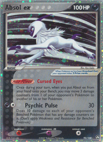 Absol ex (92/108) [EX: Power Keepers] - Destination Retro