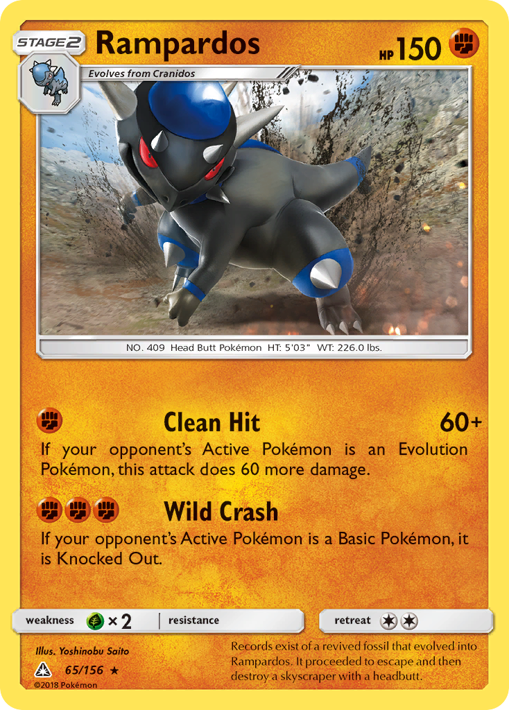 Rampardos (65/156) [Sun & Moon: Ultra Prism] - Destination Retro