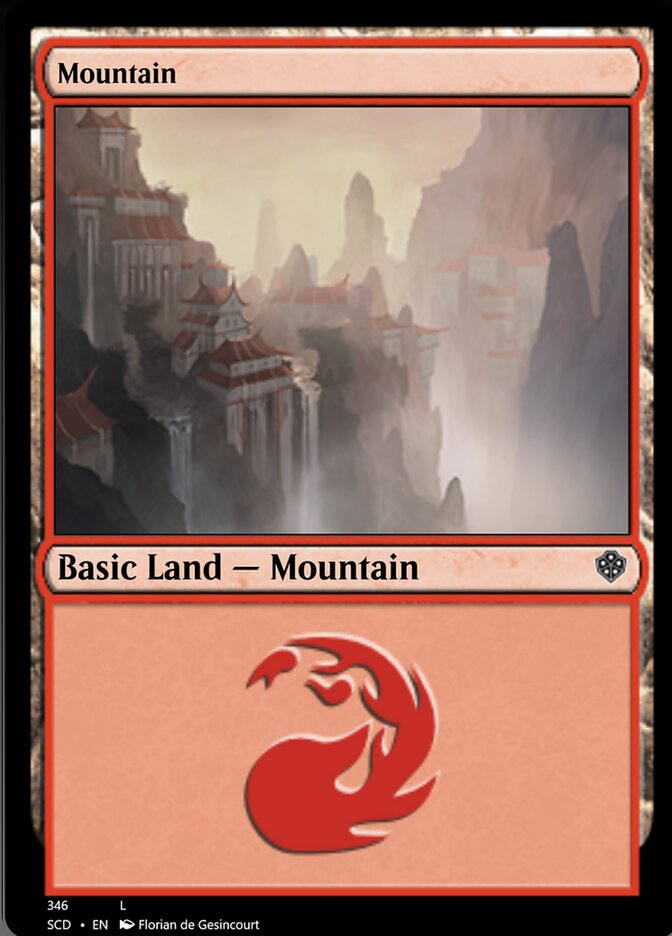 Mountain (346) [Starter Commander Decks] - Destination Retro