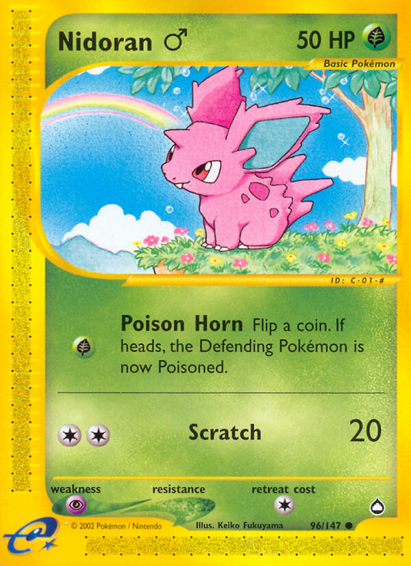Nidoran (96/147) (Male) [Aquapolis] - Destination Retro