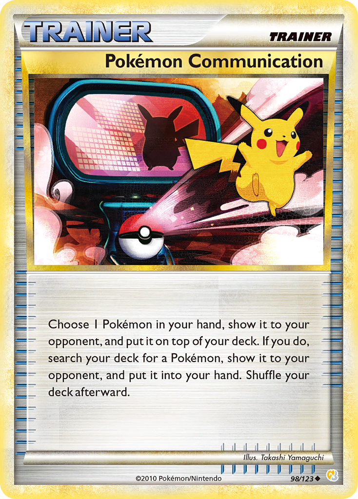 Pokemon Communication (98/123) [HeartGold & SoulSilver: Base Set] - Destination Retro