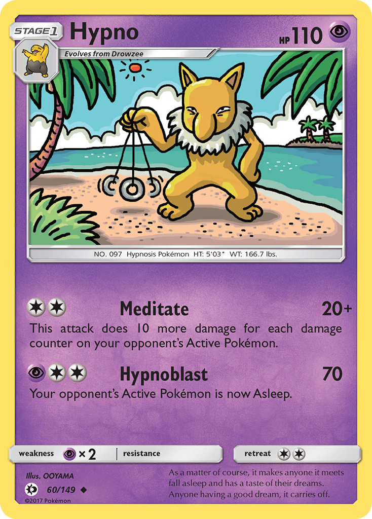 Hypno (60/149) [Sun & Moon: Base Set] - Destination Retro