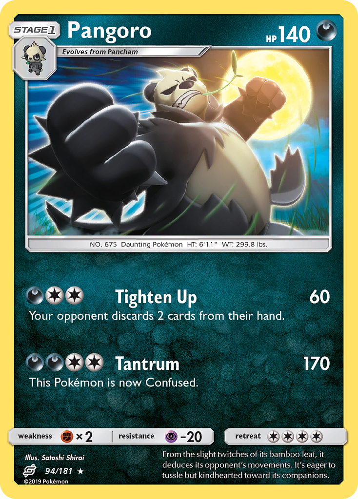 Pangoro (94/181) [Sun & Moon: Team Up] - Destination Retro