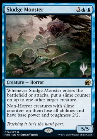 Sludge Monster (Promo Pack) [Innistrad: Midnight Hunt Promos] - Destination Retro