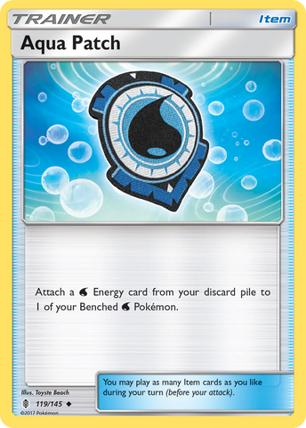 Aqua Patch (119/145) [Sun & Moon: Guardians Rising] - Destination Retro