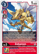 Zubamon [ST13-02] [Starter Deck: Ragnaloardmon] - Destination Retro