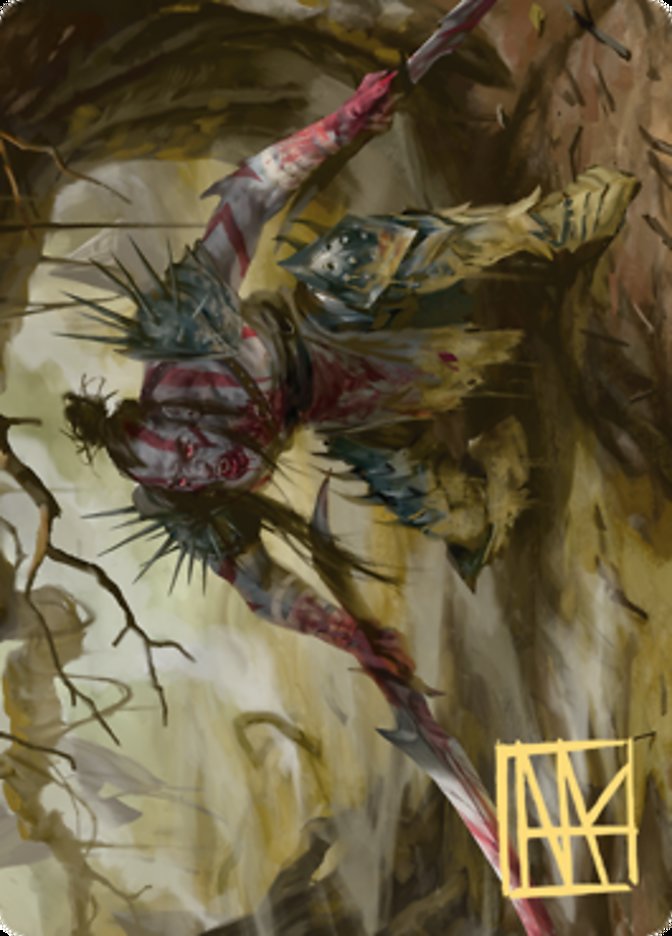 Highborn Vampire Art Card (Gold-Stamped Signature) [Zendikar Rising Art Series] - Destination Retro