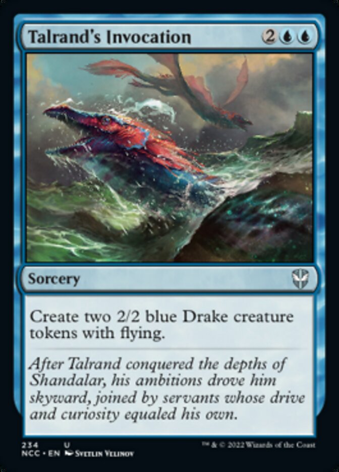Talrand's Invocation [Streets of New Capenna Commander] - Destination Retro