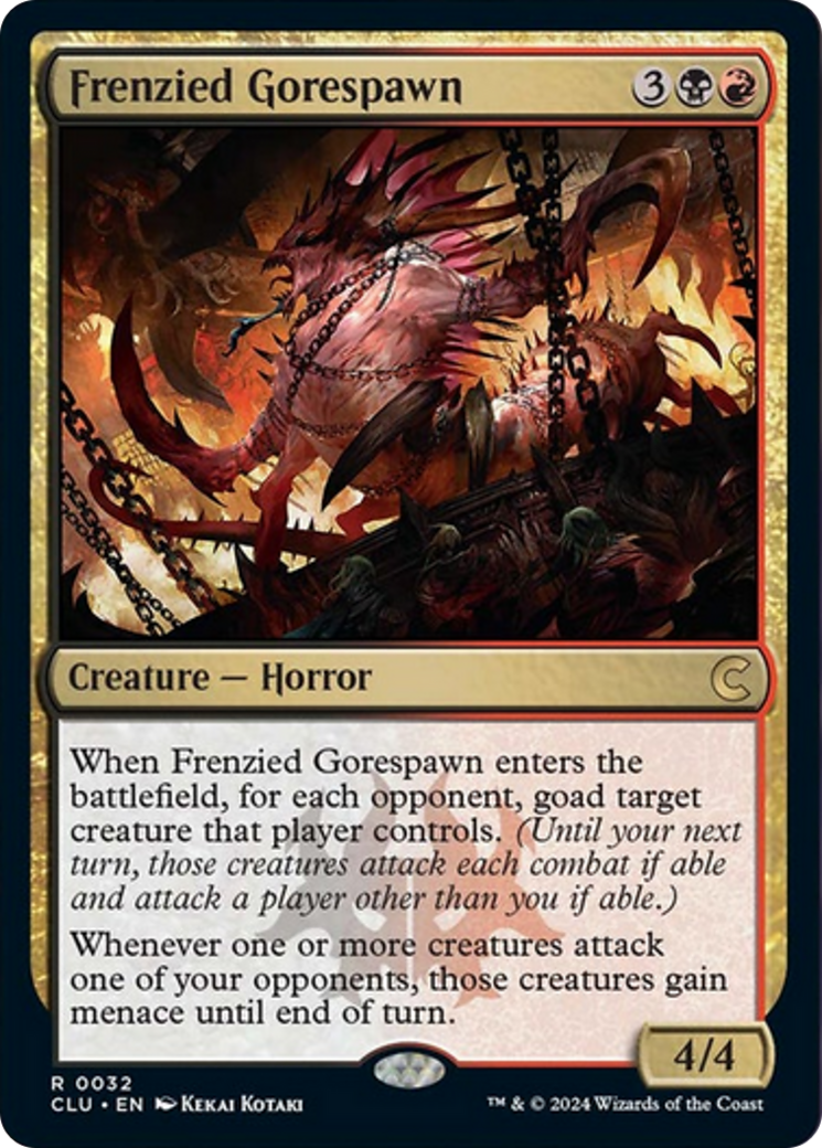 Frenzied Gorespawn [Ravnica: Clue Edition] - Destination Retro