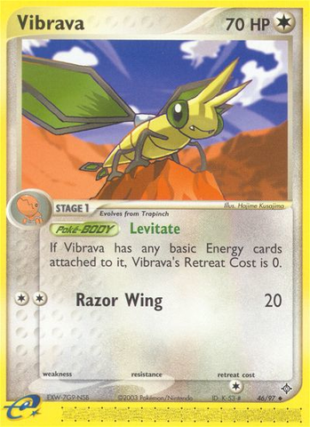 Vibrava (46/97) [EX: Dragon] - Destination Retro