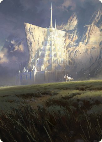 Minas Tirith Art Card [The Lord of the Rings: Tales of Middle-earth Art Series] - Destination Retro