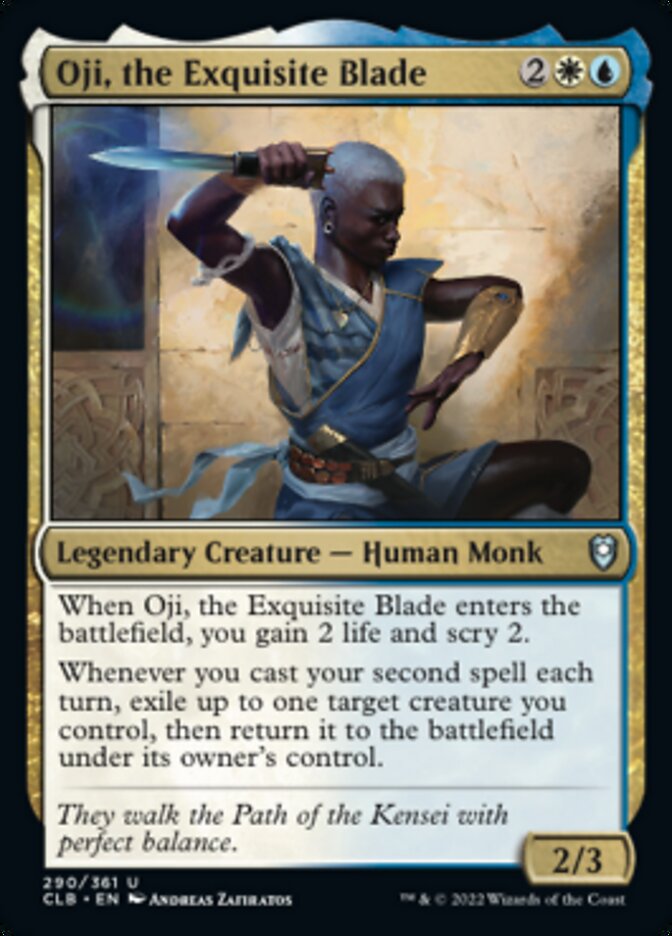 Oji, the Exquisite Blade [Commander Legends: Battle for Baldur's Gate] - Destination Retro