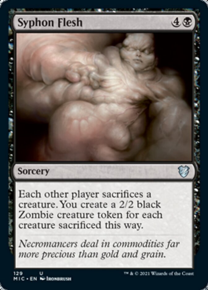 Syphon Flesh [Innistrad: Midnight Hunt Commander] - Destination Retro