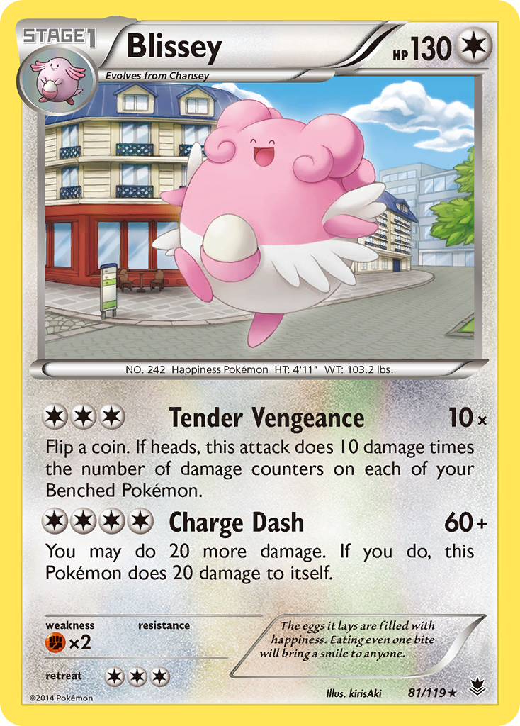 Blissey (81/119) [XY: Phantom Forces] - Destination Retro