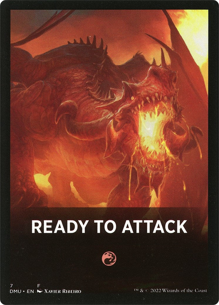 Ready to Attack Theme Card [Dominaria United Tokens] - Destination Retro