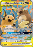 Raichu & Alolan Raichu GX (54/236) [Sun & Moon: Unified Minds] - Destination Retro