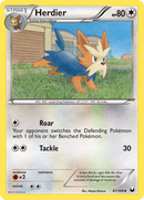 Herdier (87/108) [Black & White: Dark Explorers] - Destination Retro