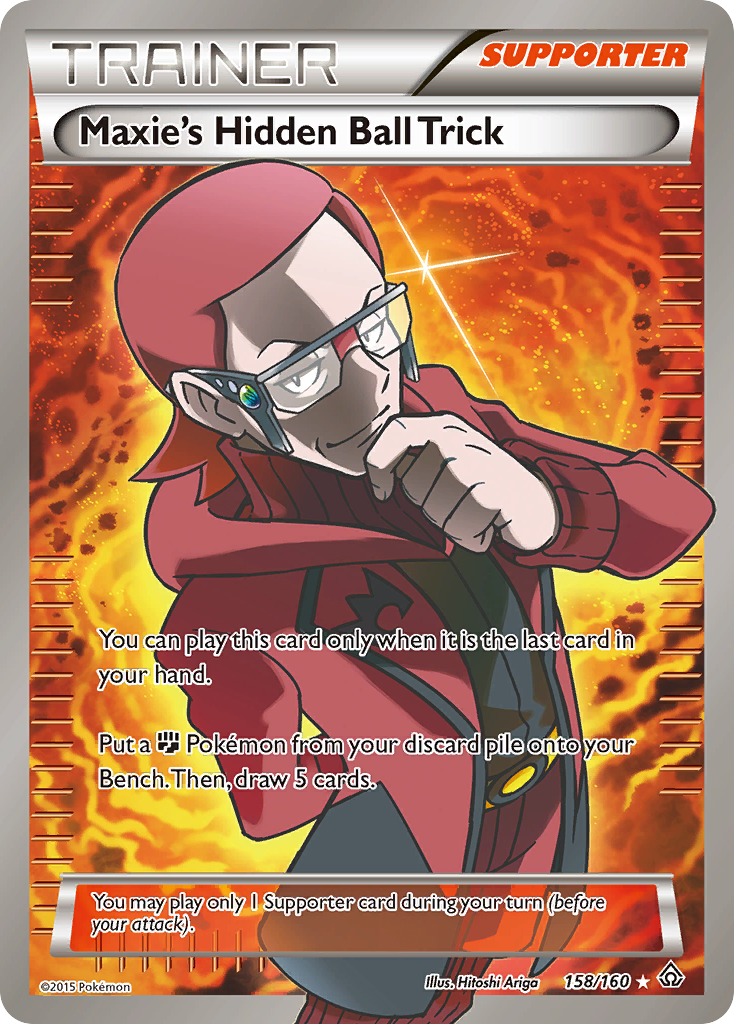 Maxie's Hidden Ball Trick (158/160) [XY: Primal Clash] - Destination Retro