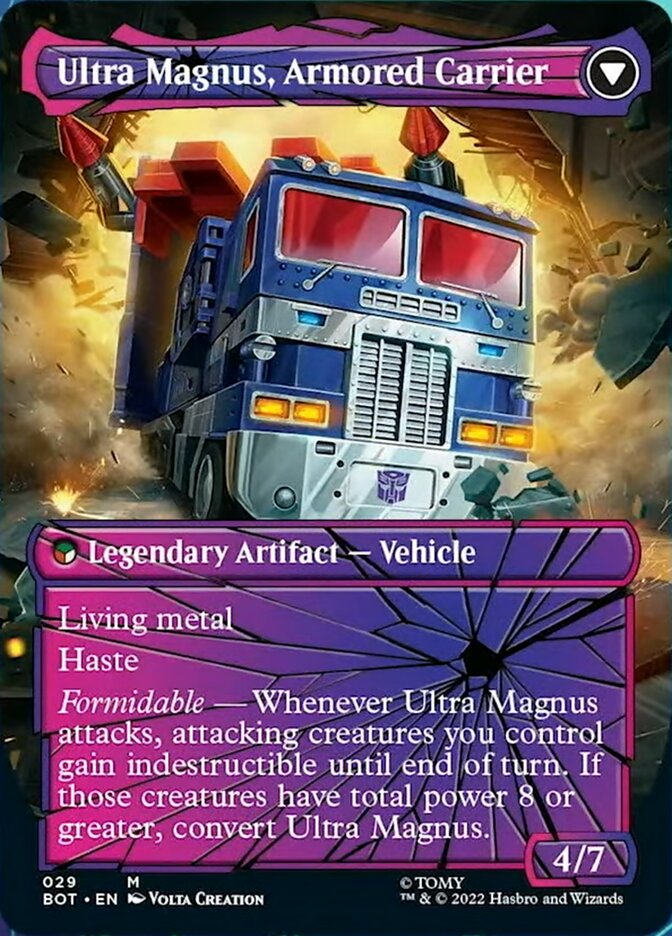 Ultra Magnus, Tactician // Ultra Magnus, Armored Carrier (Shattered Glass) [Universes Beyond: Transformers] - Destination Retro