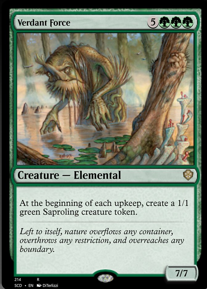 Verdant Force [Starter Commander Decks] - Destination Retro