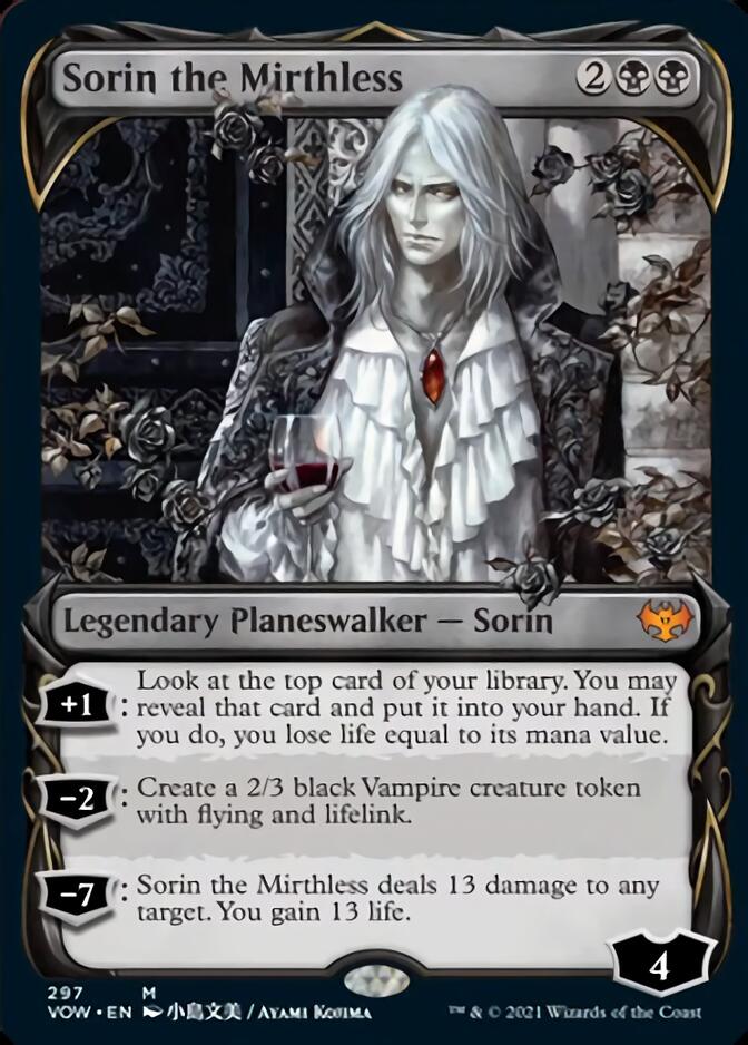 Sorin the Mirthless (Showcase Fang Frame) [Innistrad: Crimson Vow] - Destination Retro