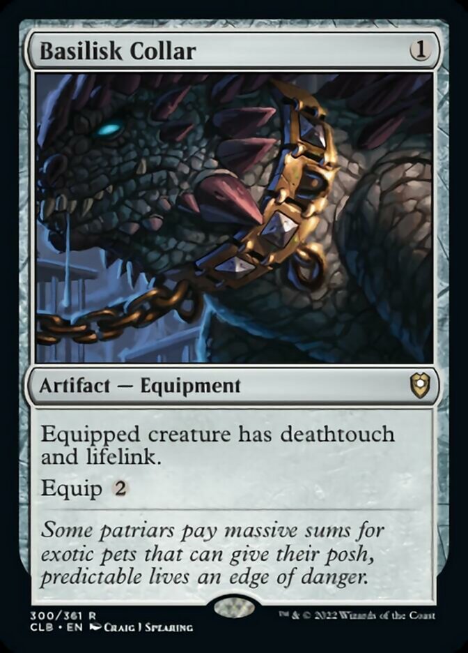 Basilisk Collar [Commander Legends: Battle for Baldur's Gate] - Destination Retro